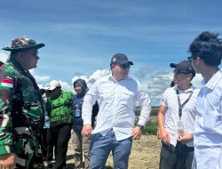 Letkol Inf Johny Nofriady Dampingi Staf Presiden Tinjau Lahan Pertanian di Kab. Merauke