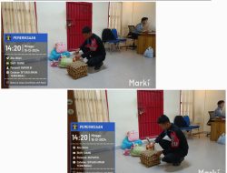 Petugas P2U Lapas Kelas III Mamasa Perketat Pemeriksaan di Akses Pintu Utama