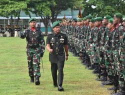 Dandim 1707/Merauke dan Anggota Mengikuti Upacara Hari Juang TNI AD Ke-79 Tahun 2024