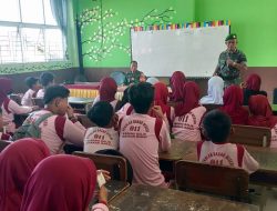 Sasar Pelajar SDN 011,Prajurit Kodim 0907/Trk Ajarkan Matematika Metode Gasing