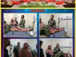 Besuk Warga Yang Sakit, Wujud Kepedulian Babinsa