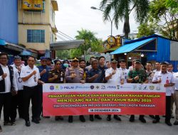Jelang Natal Dan Tahun Baru,Pj.Walikota Didampingi Dandim 0907/Tarakan Sidak Pasar Ghuser