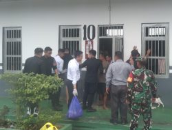 Komitmen Berantas Halinar, Lapas Banjarbaru Razia Kamar Warga Binaan Bersama APH