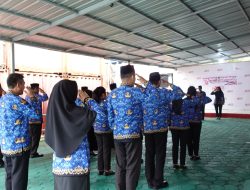Rupbasan Kelas I Makassar Tetap Semangat Peringati Hari Bela Negara ke-76 Meski Dibalut Suasana Hujan