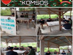 Babinsa Komsos Dengan Pemuda Desa Binaan, Cegah Kenakalan Remaja