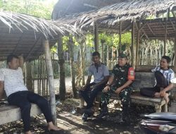 Babinsa Koramil 15/Tiro Perkuat Pembinaan Teritorial di Desa Pueunandok, Pidie