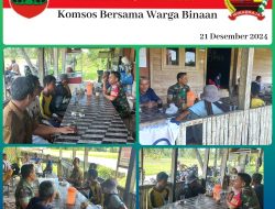 Komsos Merupakan Media Babinsa Untuk Jalin Silaturahmi Bersama Warga Binaan