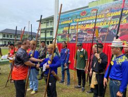 Lomba Tradisional Sumpit di Korem 092/Maharajalila, Semangat Olahraga dan Budaya Bertemu