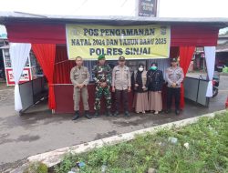 Kodim 1424/Sinjai bersama Polres Sinjai, Satpol PP, dan Tim Kesehatan Laksanakan PAM Natal Dan Tahun Baru