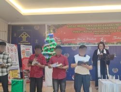 Sambut Natal dengan Sukacita, Rutan Palu gelar ibadah Malam Natal