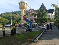 Berikan Rasa Aman Dan Nyaman, Babinsa Jajaran Koramil 1801/Manokwari Lakukan Pengamanan Perayaan Natal Di Gereja-Gereja