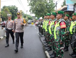 Personel Kodim 1405/Parepare Hadiri Apel Kesiapan Pasukan Pengamanan Malam Pergantian Tahun Baru 2024