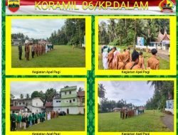 Melaksanakan Apel gabungan bersama perangkat Nagari dan seluruh kepala sekolah, kepala puskesmas Serta Adek-adek Mahasiswa KKN Unand