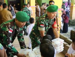 Program Makan Bergizi Gratis Nunukan Dimulai, Kodim 0911/Nnk KOREM 092/Mrl Dampingi Pendistribusian