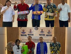 Kepala Bapas Kelas I Palu Lepas Empat Pegawai Purnabhakti
