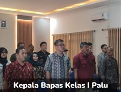 Kepala Bapas Kelas I Palu Pimpin Jajaran Ikuti Pelantikan Pimpinan Tinggi Madya Secara Virtual