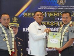 Hadiri Sertijab Kepala Lapas Purwokerto, Pesan Kakanwil Ditjenpas Jateng : Marilah Sama-Sama Bekerja