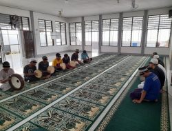 Warga Binaan Rutan Pelaihari Ikuti Latihan Rutin Maulid Habsy