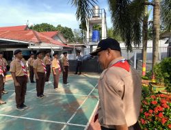 Pramuka di Rutan Pelaihari: Latihan Baris Berbaris dan Siaga