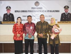 Pisah Sambut Kepala Lapas Kelas IIB Majalengka, Febie Dwi Hartanto Serahkan Kepemimpinan kepada Suriyanta Leonardo Situmorang