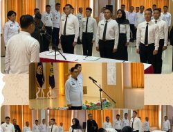 Kepala Bapas Kelas I Palu Hadiri Pelantikan dan Pengambilan Sumpah PNS di Lingkungan Kanwil Ditjenpas Sulteng