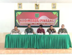 Kodim 1404/Pinrang Bekerjasama Dengan BNPB Gelar Pemaparan Tipe Rumah Yang Akan Dibangun Bagi Korban Bencana Alam