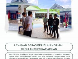 Layanan Bapas Palu Tetap Berjalan Normal Selama Bulan Suci Ramadhan