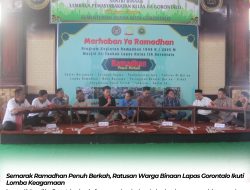 Semarak Ramadhan 1446 H Penuh Berkah, Ratusan Warga Binaan Lapas Gorontalo Ikuti Lomba Keagamaan