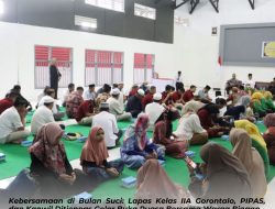 Bulan Suci di Balik Dinding Lapas Gorontalo: Berbagi dan Beribadah Bersama