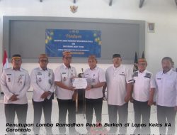 Penutupan Lomba Ramadhan Penuh Berkah di Lapas Kelas IIA Gorontalo
