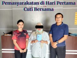 Bapas Palu Terima 1 Klien Pemasyarakatan di Hari Pertama Cuti Bersama