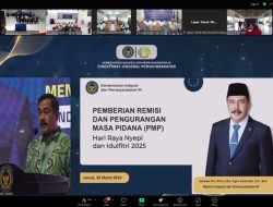 360 Warga Binaan Rutan Pelaihari Terima Remisi Idulfitri dan Nyepi