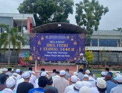 Rayakan Kemenangan, Ribuan Warga Binaan Lapas Banjarbaru Laksanakan Salat Idulfitri 1446 H