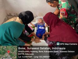 Babinsa Koramil 1407-18/Kajuara Aktif Dampingi Kegiatan Posyandu, Wujudkan Generasi Sehat Sejak Dini