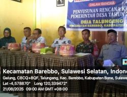 Dukung Program Desa, Babinsa Koramil 1407-11/Barebbo Hadiri Musdes Dalam Rangka Rembuk Stunting Dan Rapat Penyusunan RKPDes