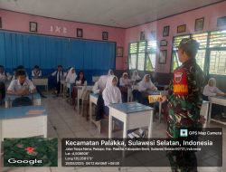 BABINSA KORAMIL 1407-21/PALAKKA BERIKAN PEMBINAAN WAWASAN KEBANGSAAN DI SMP NEGERI 3 PALAKKA