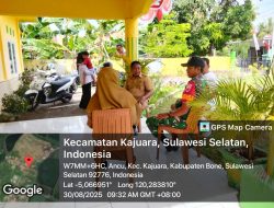 Babinsa Koramil 1407-18/Kajuara Melaksanakan Komsos Dengan Perangkat Desa Ancu