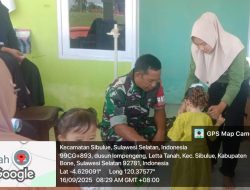 Kepedulian Babinsa Koramil 13/Sibulue Terhadap Kualitas Kesehatan Masyarakat Dengan Aktif Melaksanakan Pendampingan Posyandu