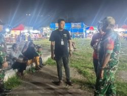 Patroli Malam Rutin, Babinsa Kodim 1407/Bone Jaga Kamtibmas Di Wilayah Kabupaten Bone