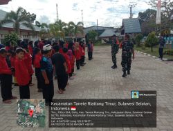 Babinsa Koramil 1407-07/TR Jadi Pemateri Kedisiplinan Di Sekolah Rakyat