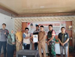 Babinsa Koramil 1407-16/Tonra Hadiri Musyawarah Desa Terkait Penetapan RKPDes 2026 Dan Pembahasan DU-RKPDes 2027