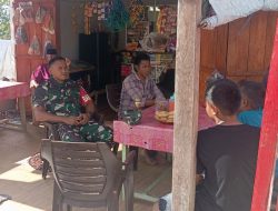 Babinsa Koramil 1407-14/Libureng Aktif Jalin Komsos Bersama Warga Desa Binuang