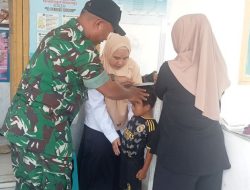 Babinsa Kodim 1407/Bone Koramil 14/Libureng Laksanakan Pendampingan Kegiatan Posyandu Di Desa Swadaya