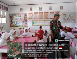 BABINSA KORAMIL 1407-21/PALAKKA GELAR PEMBINAAN WAWASAN KEBANGSAAN DI SD INPRES 12/73 BULU TEMPE