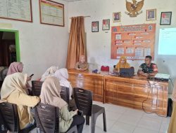 Babinsa Ramil Dua Boccoe Kodim 1407/Bone Hadiri Sosialisasi Sanitasi Total Berbasis Masyarakat (STBM)