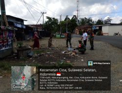 KORAMIL 1407‑12/CINA GELAR KARYA BAKTI DI PASAR DESA ABBUMPUNGENG
