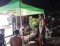 Berikan Ketenangan Bagi Warga, Babinsa Kodim 1407/Bone Tekan Angka Kejahatan Lewat Patroli Malam