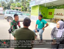 Jaga Kondusifitas Wilayah, Babinsa Koramil 14/Libureng Kodim 1407/Bone Aktif Laksanakan Komsos Di Desa Mario
