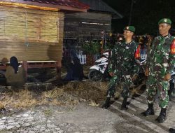 Pastikan Malam Pergantian Tahun Aman, Babinsa Dua Boccoe Kodim 1407/Bone Intensifkan Patroli Kamtibmas