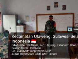 Membangun Generasi Tangguh : Aksi Babinsa Koramil 1407-05/Ulaweng Beri Pembekalan Karakter Di Dusun Mauleng